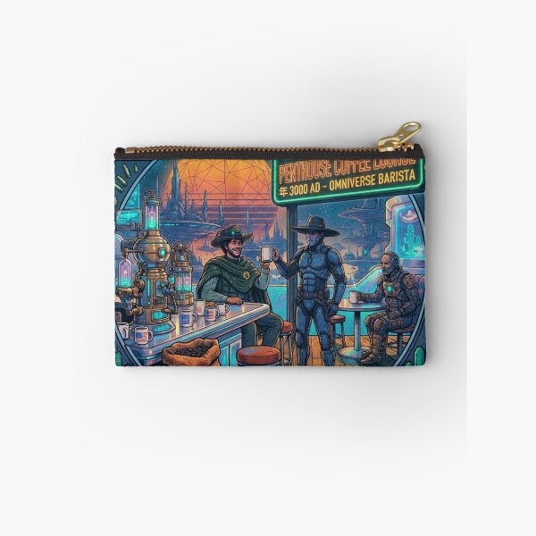 Item preview, Cyberpunk Cowboy Coffee Saloon Year 3000 – Retro Synthwave Aesthetic designed and sold by hepopatterns.