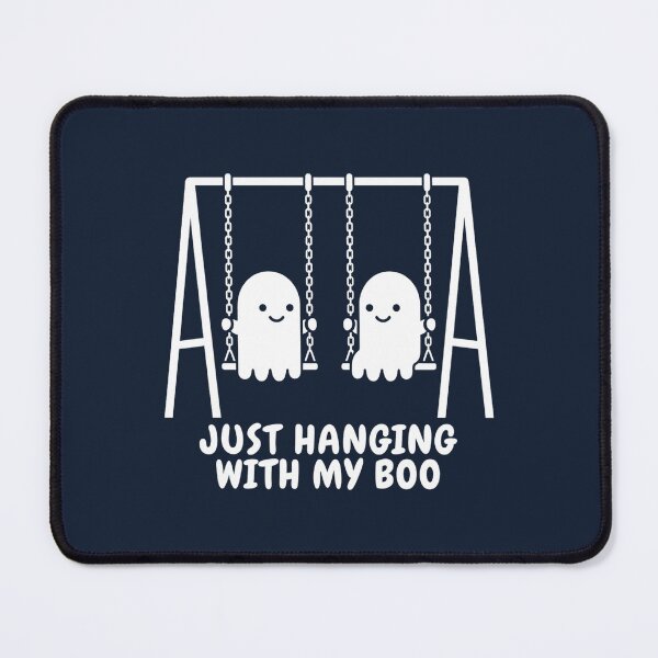 Item preview, Just Hanging With My Boo Cute Swing Ghosts designed and sold by ANJ Creative Designs.