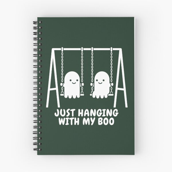 Item preview, Just Hanging With My Boo Cute Swing Ghosts designed and sold by ANJ Creative Designs.