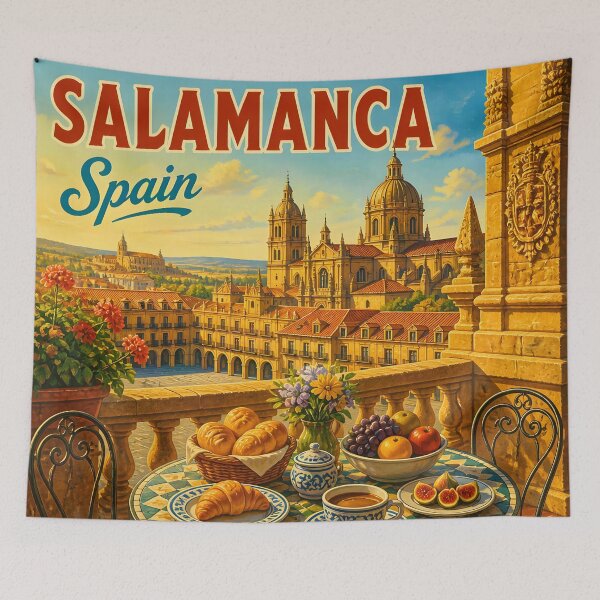 Item preview, Salamanca Spain - Scenic Travel Poster designed and sold by LSVart.