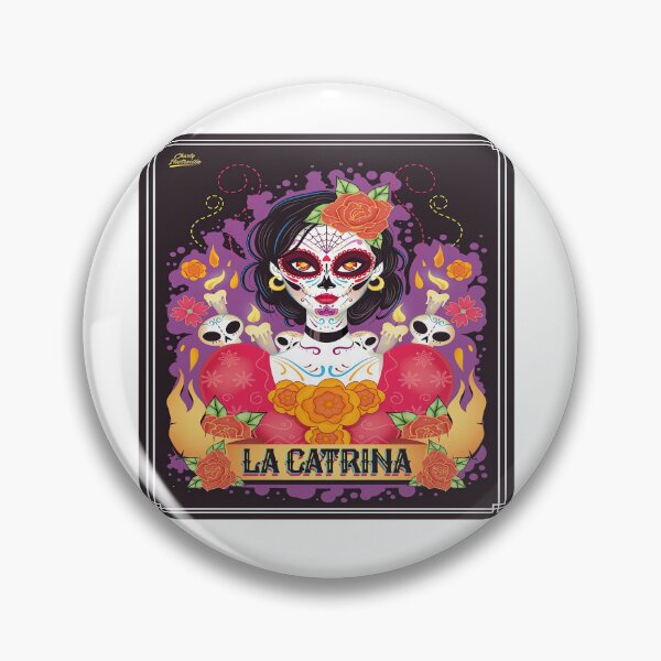 Item preview, day of the dead La Catrina designed and sold by LSDComeseuram.