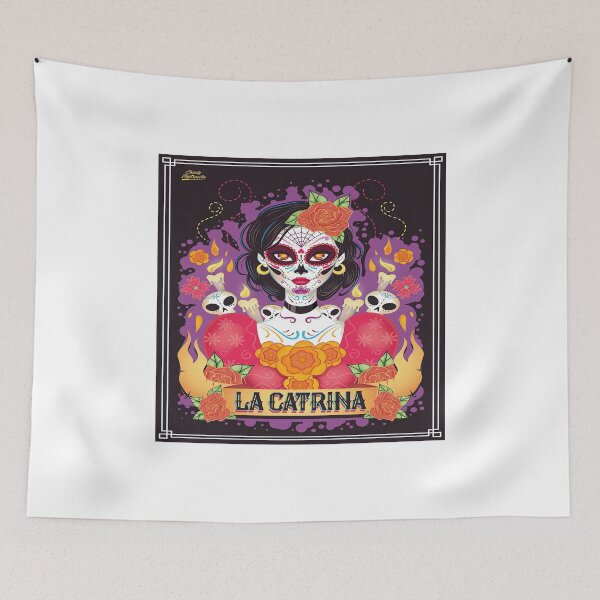 Item preview, day of the dead La Catrina designed and sold by LSDComeseuram.