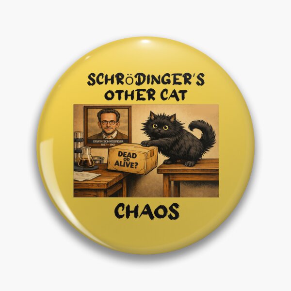Item preview, Schrödinger's Other Cat Chaos designed and sold by Oneyearmuse.