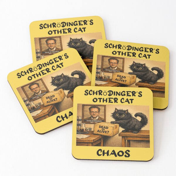 Item preview, Schrödinger's Other Cat Chaos designed and sold by Oneyearmuse.