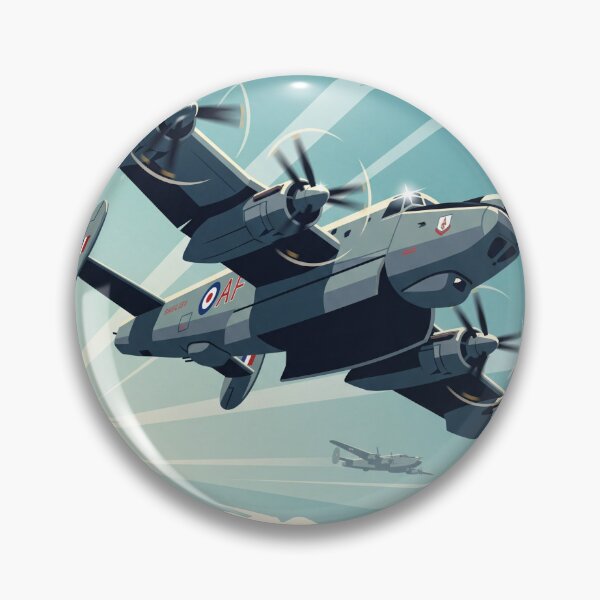 Item preview, RAF Avro Shackleton Banking Vector Illustration designed and sold by Airpower Art.