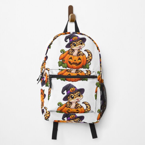 Item preview, Cute Halloween Snake in Pumpkin – Kawaii Reptile & Exotic Animal Design designed and sold by Bettybee00.