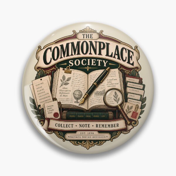 Item preview, The Commonplace Society Vintage Intellectual Archive designed and sold by goldzilla.studio.