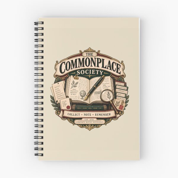 Item preview, The Commonplace Society Vintage Intellectual Archive designed and sold by goldzilla.studio.