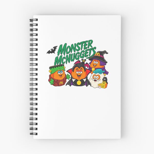 Item preview, Monster McNuggets Halloween Vintage 90s Retro Funny Chicken Nugget Monsters designed and sold by Glow-Paw-Studio.