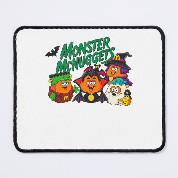 Item preview, Monster McNuggets Halloween Vintage 90s Retro Funny Chicken Nugget Monsters designed and sold by Glow-Paw-Studio.
