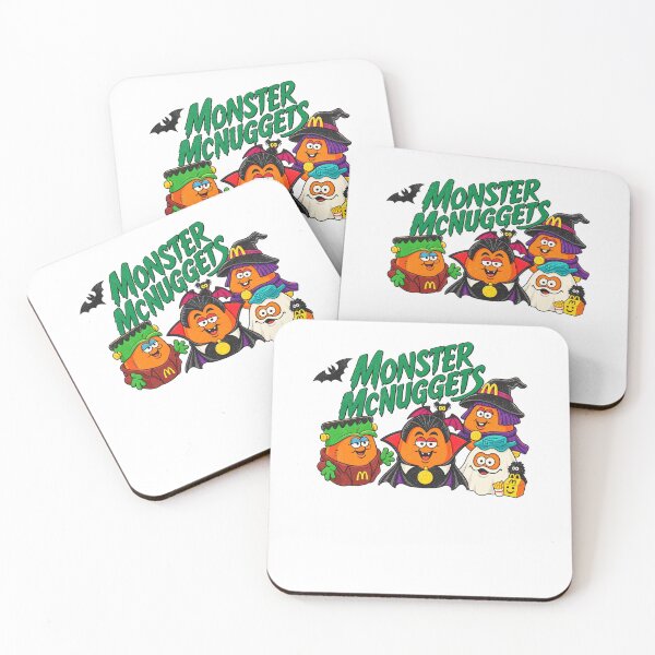 Item preview, Monster McNuggets Halloween Vintage 90s Retro Funny Chicken Nugget Monsters designed and sold by Glow-Paw-Studio.