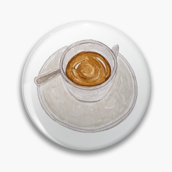 Item preview, Espresso Coffee Watercolor – Italian Espresso Café Illustration designed and sold by Qualali Studio.