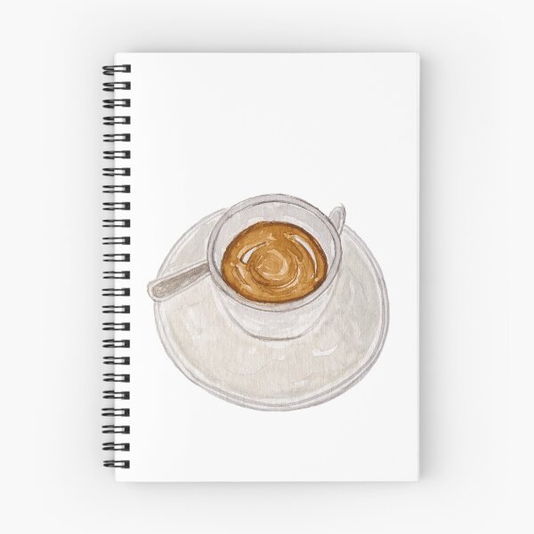 Item preview, Espresso Coffee Watercolor – Italian Espresso Café Illustration designed and sold by Qualali Studio.