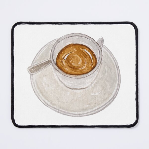 Item preview, Espresso Coffee Watercolor – Italian Espresso Café Illustration designed and sold by Qualali Studio.