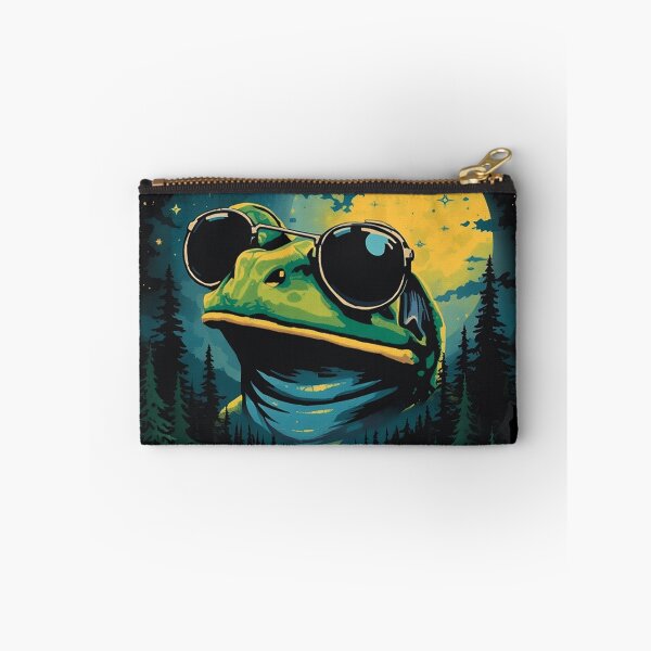 Item preview, Frog with sunglasses 90s wildlife designed and sold by aponwao.