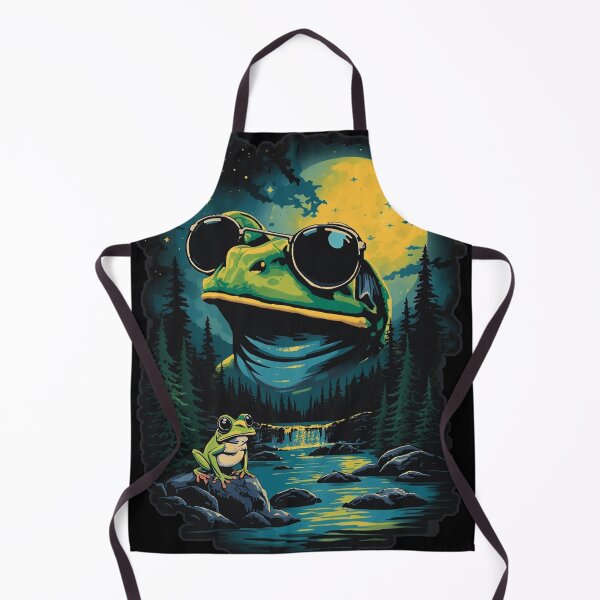 Item preview, Frog with sunglasses 90s wildlife designed and sold by aponwao.