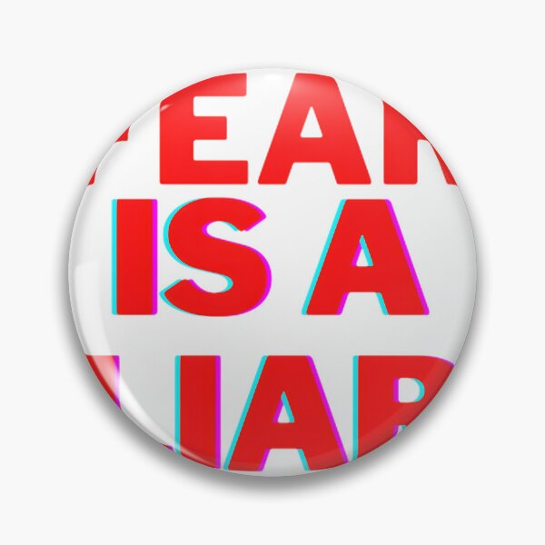 Item preview, Fear Is a Liar Motivational Quote Inspirational Typography Design designed and sold by jerusalem-stors.