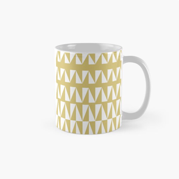 Item preview, White triangles on yellow designed and sold by peterhlorenz.