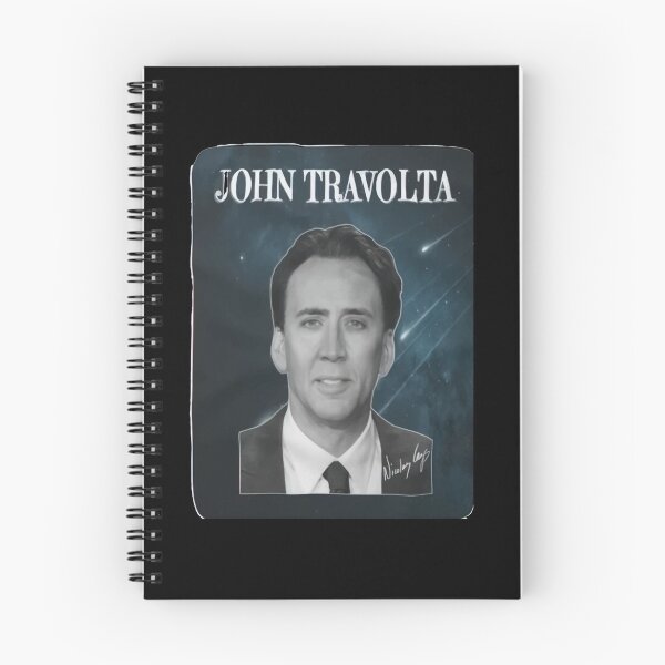 Item preview, john travolta nicolas cage              designed and sold by Susan Nagle.