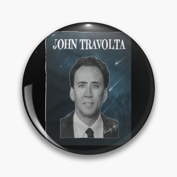Item preview, john travolta nicolas cage              designed and sold by Susan Nagle.
