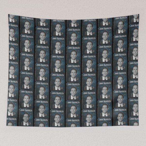 Item preview, John Travolta y Nicolas Cage designed and sold by Susan Nagle.