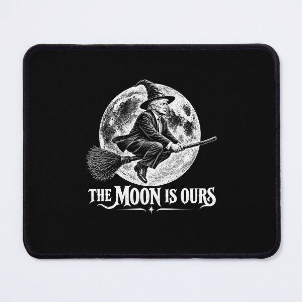 Item preview, The Moon Is Ours Funny Halloween Witch Trump Moon designed and sold by gunaone-design.