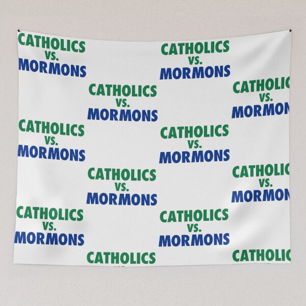 Item preview, Catholics vs. Mormons College Football Rivalry designed and sold by ostenlee.