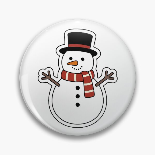 Item preview, Cute Snowman - Kawaii Winter Frost Sticker designed and sold by SimpleP.