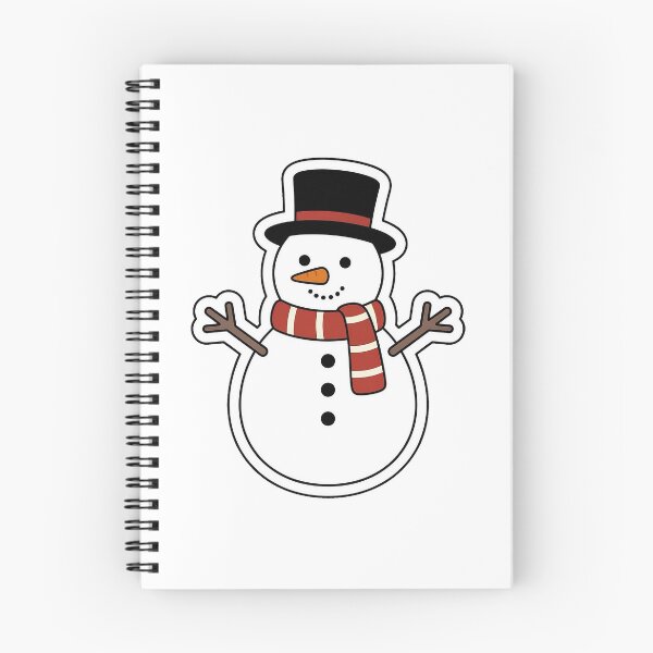 Item preview, Cute Snowman - Kawaii Winter Frost Sticker designed and sold by SimpleP.