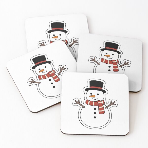 Item preview, Cute Snowman - Kawaii Winter Frost Sticker designed and sold by SimpleP.