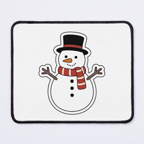Item preview, Cute Snowman - Kawaii Winter Frost Sticker designed and sold by SimpleP.