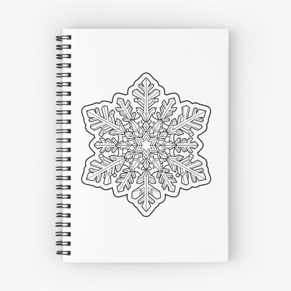 Item preview, Delicate Snow Flake - Minimalist Ice Crystal Sticker designed and sold by SimpleP.