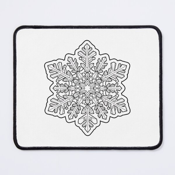 Item preview, Delicate Snow Flake - Minimalist Ice Crystal Sticker designed and sold by SimpleP.