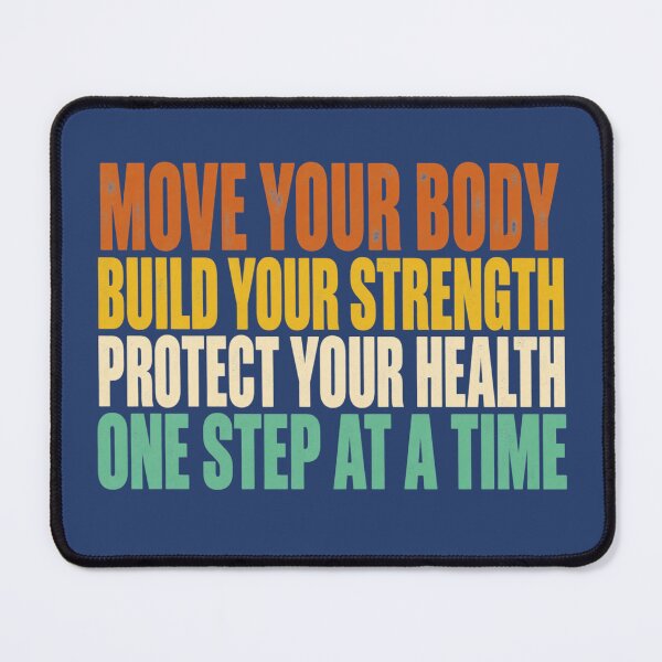 Item preview, Move Your Body – Vintage Fitness Motivation designed and sold by NinaCreator.