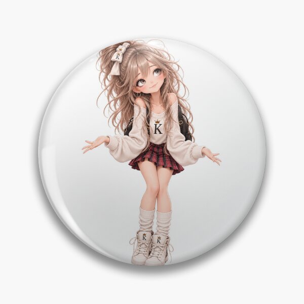 Item preview, Anime Schoolgirl with Backpack designed and sold by GRFORA.