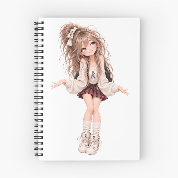 Item preview, Anime Schoolgirl with Backpack designed and sold by GRFORA.