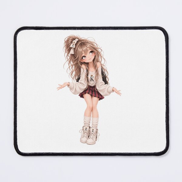 Item preview, Anime Schoolgirl with Backpack designed and sold by GRFORA.