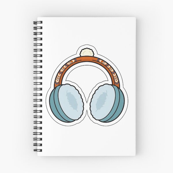 Item preview, Fluffy Winter Earmuffs - Cute Cold Weather Accessory Sticker designed and sold by SimpleP.