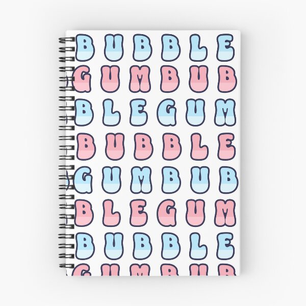 Item preview, Bubblegum Pink and Blue Retro Repeat Word Art designed and sold by littleblued.