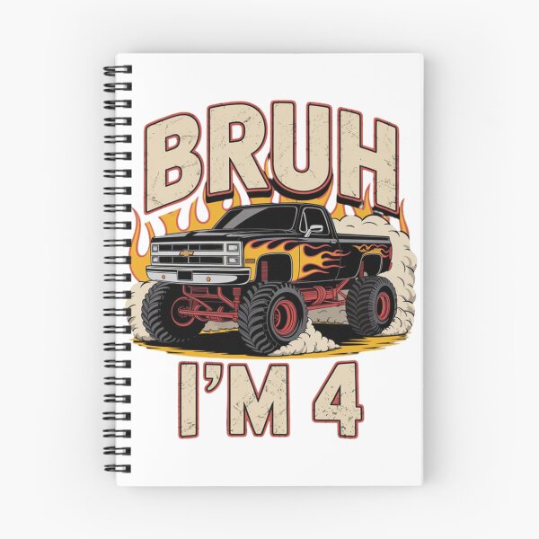 Item preview, Funny Gift 4 Year Old Birthday Bruh It's My 4th Birthday   designed and sold by JosueGon.