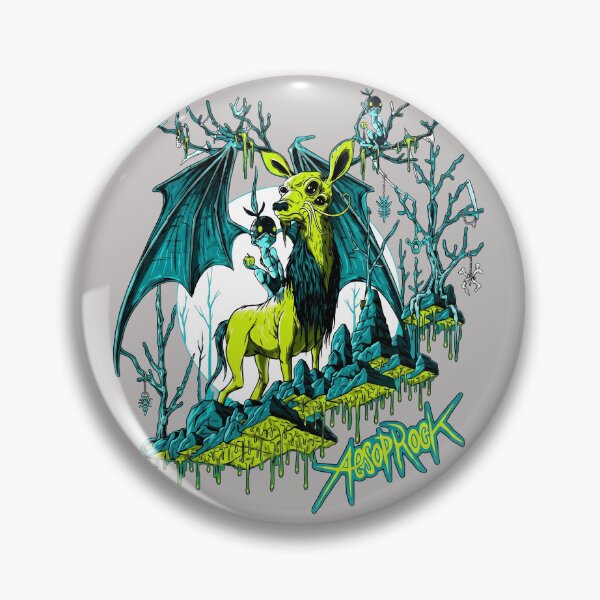Item preview, Aesop Rock Winged Deer Demonic Baphomet Style Art-6 designed and sold by CherryCaban3.