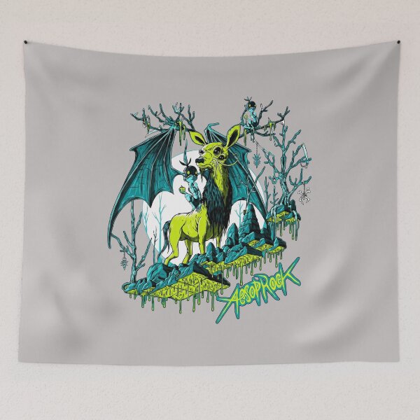 Item preview, Aesop Rock Winged Deer Demonic Baphomet Style Art-6 designed and sold by CherryCaban3.