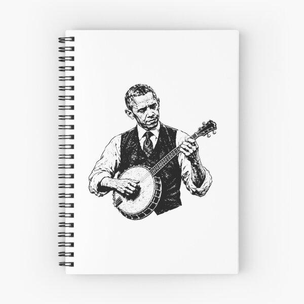 Item preview, Obama Playing Banjo designed and sold by gunaone-design.