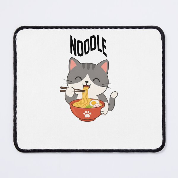 Item preview, Cat eating noodles designed and sold by Designed by Cathy <3.