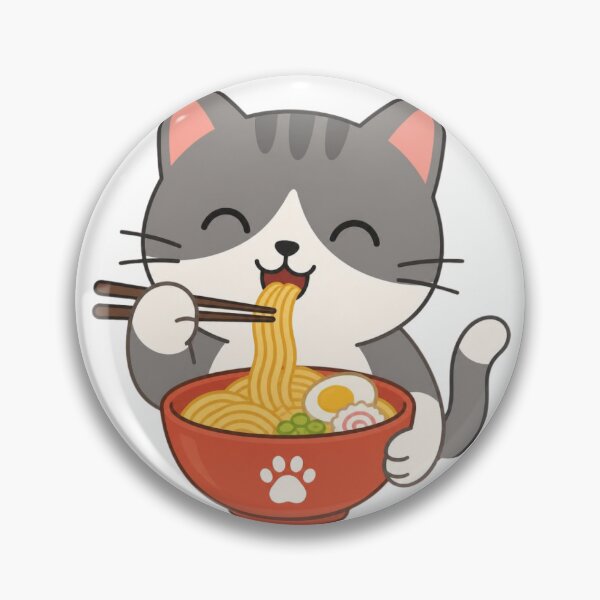 Item preview, Cat eating noodles designed and sold by Designed by Cathy <3.