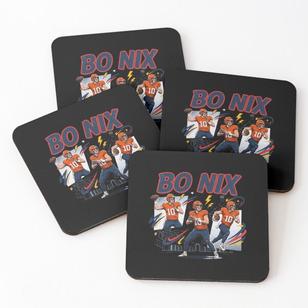 Artikelvorschau, Bo Nix Retro Football Pop Art Sportfan entworfen und verkauft von CruziPerez.