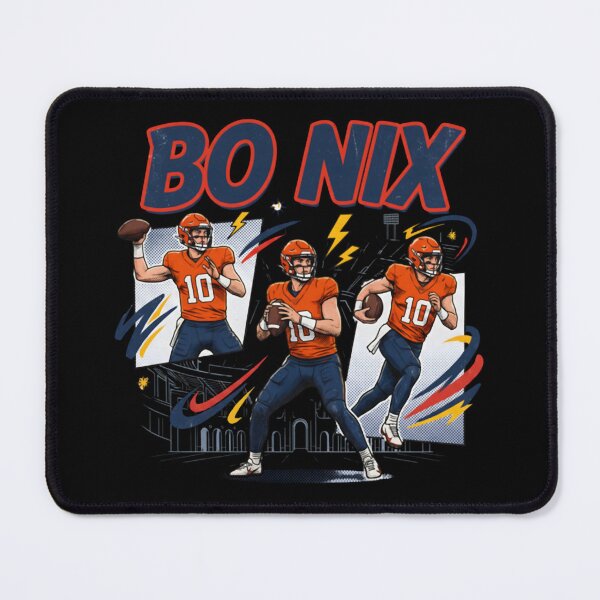 Item preview, Bo Nix Retro Football Pop Art Sports Fan designed and sold by CruziPerez.
