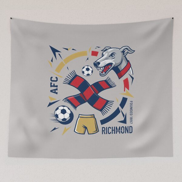 Item preview, AFC Richmond Greyhounds Football Club Badge Tee-46 designed and sold by CherryCaban3.