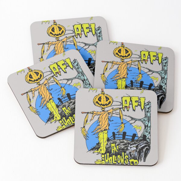 Item preview, AFI All Hallow's EP Scarecrow Cat Design-4 designed and sold by CherryCaban3.