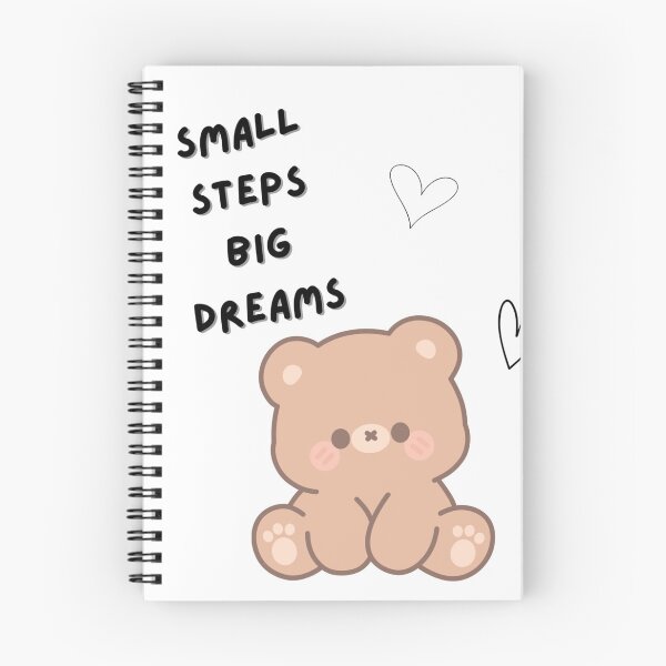 Item preview, Cute teddy bear | small steps big dreams designed and sold by K-Fashion Hub.
